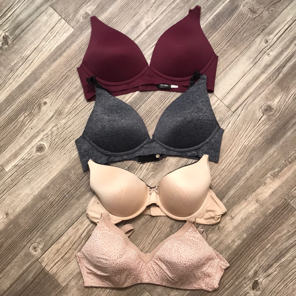 Lot of 38B bras, 3 without underwire